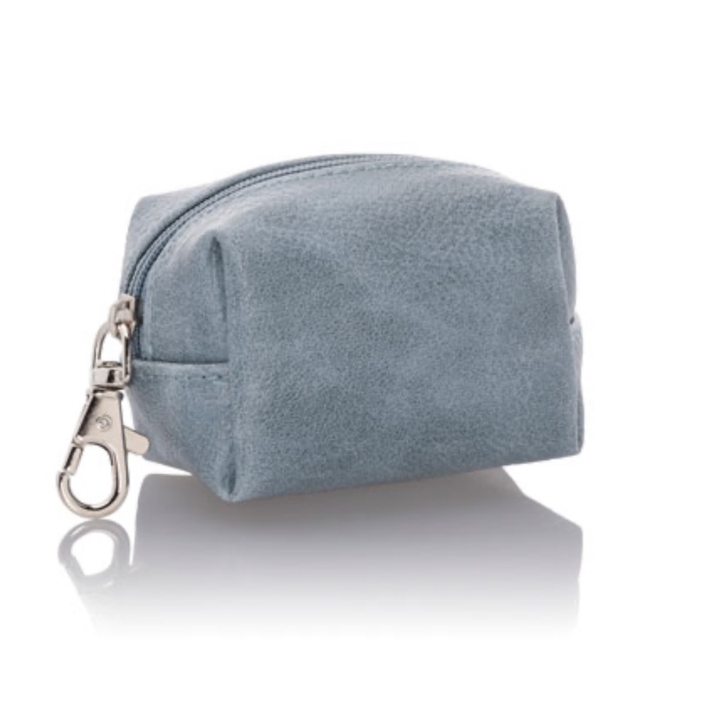 Petite Pouf - Denim Distressed Pebble
